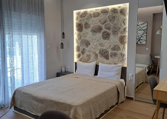 Eclectic Studio With Stone